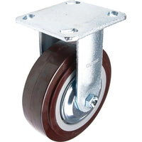 Kleton - Roulette, Fixe, 6po (152,4 Mm), Polyuréthane, 850 Lb (385 Kg), paquet de 5-Dia. des trous de boulon 3/8po (9,52 mm)