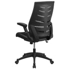 Flash Furniture - Fauteuil de direction ergonomique pivotant, dossier élevé, cuir bourgogne touffeté, appuie-tête et accoudoirs-Assemblage nécessaire