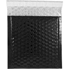 Jam Paper - Enveloppes à bulles métalliques avec bande adhésive, 6 x 6 1/2 po, noir, 12/pqt-Noir métallique