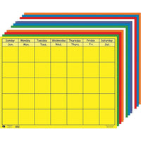 Formes, etc. Ensemble de calendriers horizontal (SE-368)-Dimensions : 22 long. x 28 larg. (po)
