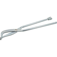 Gray Tools – Pince pour ressort de frein, 13 po de long, cadmié-La mâchoire incurvée ne touche pas le bord du segment de frein, ce qui l’aligne avec l’axe du ressort.