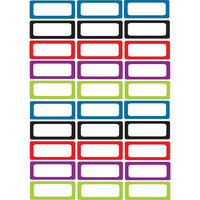 Étiquettes magnétiques, couleurs unies assorties, paquet de 90-Adhère à toutes les surfaces métalliques