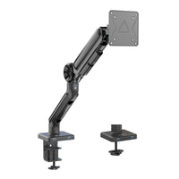ShoppingAll - Support de moniteur simple robuste pour écrans de 13 à 35 po - Noir-Prend en charge un écran compatible VESA jusqu'à 35 po pesant 26,5 lb ou moins