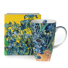 McIntosh Van Gogh Irises Grande tasse avec boîte-cadeau - 19,60 oz-Il a une forme unique qui est idéale pour mettre en valeur de beaux arts