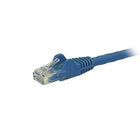 StarTech.com - Câble de raccordement Ethernet Cat6 avec connecteurs antiaccrochements RJ-45, 12 pi, bleu (N6PATCH12BL)-Gaine en PVC bleue pour vos connexions en codes de couleur
