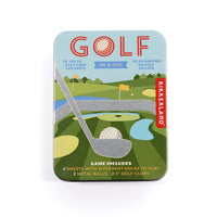 Kikkerland - Golf dans une boite-Gardez ce petit kit dans votre bureau pour une partie de golf rapide à tout moment