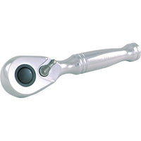 Gray Tools – Cliquet tronqué à 48 dents, prise de 3/8 po, 4 3/4 po de long, fini chromé-Prise de 3/8 po