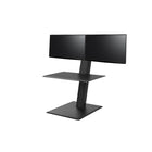 Humanscale Quickstand Eco - Support DualMonitor-Conçu pour accueillir les utilisateurs de différentes hauteurs avec 18,6 ”de réglage de la surface de travail.