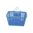 Off Shore - Panier d'achat avec poignée de fil, 10 haut. x 18 1/2 larg. x 13 prof. (po), bleu, paquet de 5-Idéal pour toute application de vente au détail, d'entreposage ou de rangement