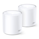 Système Wi-Fi 6 maillé pour toute la maison TP-Link Deco X20 AX1800 - Paquet de 2-Connexions plus rapides: Wi-Fi 6 vitesses jusqu'à 1 800 Mbps — 1 201 Mbps sur 5 GHz et 574 Mbps sur 2,4 GHz.