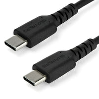 StarTech Câble USB-C vers USB-C de 1 m - Noir-Chargez vos appareils à l'aide d'un câble USB 2.0 haut de gamme conçu pour résister à votre utilisation quotidienne