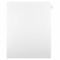 Mark Maker – Onglets séparateurs juridiques blancs, 1/25 onglets, format lettre, sans trous, numéro 2, 25/paquet-Onglets séparateurs blancs, 1/25 onglets