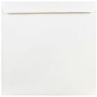 JAM Paper Enveloppes carrées standard à fermeture gommée, 9 x 9 po, blanc, 100/pqt-Blanc