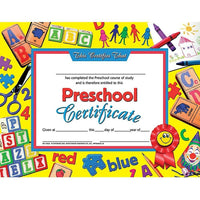 Flipside - Certificat de réussite préscolaire, 8 1/2 x 11 po, impression laser, paquet de 90-Dimensions : 8 1/2 long. x 11 larg. (po)