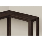 Monarch Specialties - 3660 Table D'Appoint Console De Coin 36 po L - Espresso-Assemblage requis: des instructions illustrees et tout le materiel sont fournis pour plus de commodite (des outils supplementaires peuvent être necessaires)