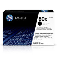 HP – Cartouche de toner LaserJet noir à rendement élevé d’origine 80X (CF280X)-Cartouches de toner HP 80X compatibles avec les modèles : HP LaserJet Pro M401, M425