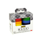 Ruban washi Scotch, tailles assorties, 8 rouleaux/paquet (C1017-8-SOL1)-Multicolore