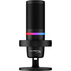 HP - Microphone USB HyperX DuoCast - Éclairage RVB - Noir-Anneau lumineux RVB personnalisable