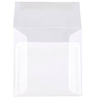 JAM Paper Enveloppes carrées translucides de 5 po, ton clair, 50/paquet-Intérieur vierge où écrire un mot personnalisé