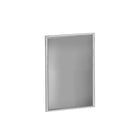 Azar Displays – Cadre grand format vertical/horizontal, 18 x 24 (po) argenté (300218-SLV)-Porte-affiche