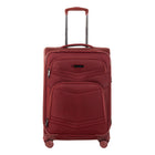 Air Canada - Valise à roulettes souple de 24 po Central Collection - Bourgogne-Construit en polyester durable