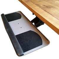 AnthroDesk - Plateau pour clavier avec réglage de la hauteur et de l'inclinaison-CONCEPTION : support de montage de 30 cm (la profondeur IDÉALE pour les bureaux debout, ou les bureaux avec croisillons ou surfaces peu profondes)
