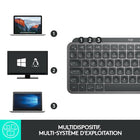Clavier rétroéclairé sans fil Logitech MX Keys Mini pour professionnels - Graphite-9