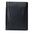 AshlinMD – Porte-documents à fermeture éclair AFONSO, pochette pour téléphone intelligent et 2 passants à stylos, noir-Plusieurs pochettes pour une organisation optimale.