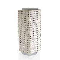 Azar Displays – Présentoir à panneaux perforés emboîtables à 4 côtés, 20 x 8 x 8 (po), blanc (703385-WHT)-Dimensions : 20 long. x 8 larg. x 8 prof. (po)