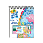 Crayola - Amis de la mer profond Voyage et activité-Comprend 16 pages à colorier Color Wonder et 3 mini marqueurs Color Wonder avec rangement integre.