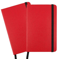 JAM PaperMD – Cahiers de notes à couverture rigide avec fermeture à bande élastique, 3 3/4 x 5 5/8 po, rouge, 2/pqt-Taille : 3 3/4 x 5 5/8 (po)