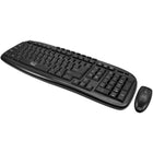 Adesso WKB-1330CB Ensemble clavier et souris de bureau sans fil 2,4 GHz-Bureau pleine taille : le clavier pleine taille offre une meilleure expérience de frappe
