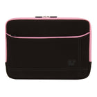 Housse de Protection Ordinateur, suède, Vangoddy Pochette PC Portable Ultrabook Sacoche Laptop Compatible 13,3 po, Rose-Le compartiment arrière zippé est idéal pour contenir des accessoires