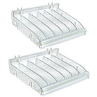 Azar - Plateau cosmétique de bac de diviseur réglable avec taille de plage de personnalisation - Clear - Paquet de 2-Vendu en paquets de: 2