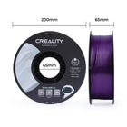 Creality - Filament pour imprimante 3D Creality CR-PLA - 1,75 mm - Soie violette-Poids léger.