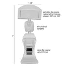 Eddie's - Porte-affiches Versa Clip - 2-3/4" de long - transparent - 2Paquet de 5 (130651-25)-Clair