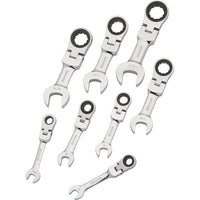 Dynamic Tools – Ensemble de 8 clés à cliquet mixtes réversibles, SAE, 5/16 po à 3/4 po-Comprend : 5/16, 3/8, 7/16, 1/2, 9/16, 5/8, 11/16, 3/4 po