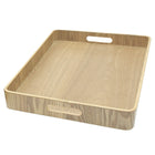 Cathay Importers - 16"W x 12"D x 2"H, rectangulaire plateau avec poignées,-Dimensions: 16”L x 12”P x2” H