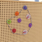 Flash Furniture - Ensemble de chaînes et d'engrenages de 79 pieces Bright Beginnings de qualite commerciale pour systemes muraux-Parfait pour les garderies, les ecoles maternelles et les centres d'apprentissage precoce,