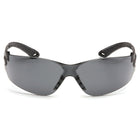 Pyramex – Lunettes de protection Itek, gris, 12/paquet-Embouts en caoutchouc doux à double injection antidérapants pour un confort accru.