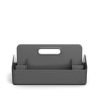 Poppin - Organizer Caddy, gris foncé-6.75"H x 12.5"W x 6.75"D