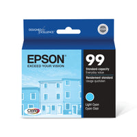 Epson - T099 Cartouche d'encre - Capacité standard - Cyan clair-Cyan clair  