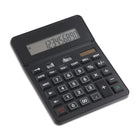 Calculatrice de bureau à 12 chiffres TRU RED OTR 290 - Noir-Deux types d’alimentation : solaire et à pile - idéale le jour comme la nuit