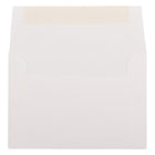 JAM Paper Enveloppes livret Strathmore fini noir avec fermeture gommée, 3 5/8 x 5 1/8 po, blanc brillant, 1000/pqt-Taille : A1 (3 5/8 x 5 1/8 po)