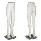 Pantalon féminin durable, matériau recyclable, blanc (150372)-Forme de pantalon féminin durable