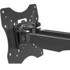 Kanto - Support mural d’un simple montant articulé pour téléviseurs de 26 à 55 po - Noir-S’étend jusqu’à 18,3 po (46,5 cm) du mur