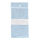SPC - Sacs poly refermable avec trou de suspension - 2 Mil - 6po x 8po - Bande Blanche - 1000 Paquet-Sac refermable