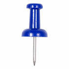 JAM PAPER - punaises colorees, bleu, paquet de 100-Utilise pour epingler des papiers ou des images importants sur des tableaux d'affichage, des tableaux en liege, des calendriers et des murs