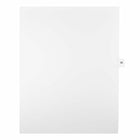 Mark Maker – Onglets séparateurs juridiques blancs, 1/15 onglets, format lettre, sans trous, numéro 22, 25/paquet-Onglets séparateurs blancs, 1/15 onglets