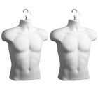 Eddie's - Formes suspendues pour hommes - Plastique dur - Blanc - Paquet de 2 (155739-2)-Formes de chemises suspendues pour hommes
